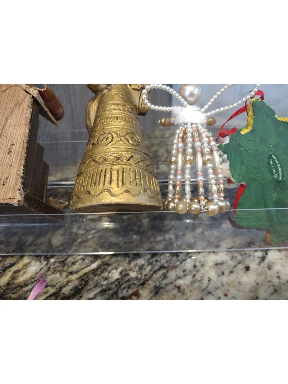 Vintage Set  5 Angel Ornaments And Christmas Decor 2